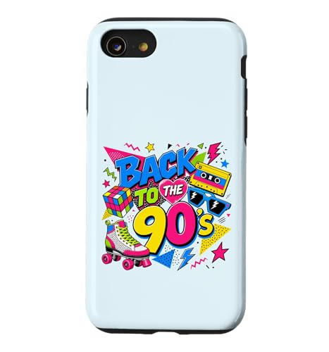 Back to 90s �m�X�^���W�A ���[���[�X�P�[�g ���W�J�Z 90�N�� �X�}�z�P�[�X iPhone SE (2020) / 7 / 8 �p