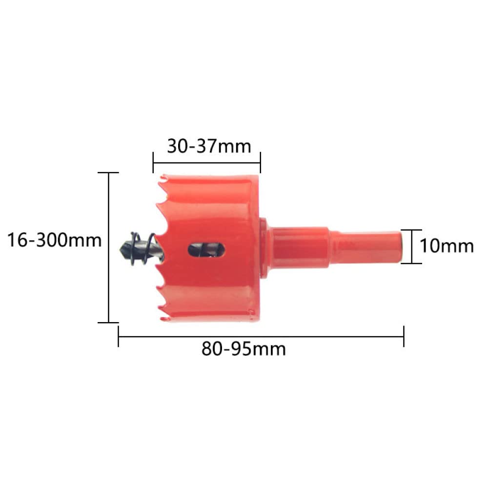 1Pcs 16-300mm Sega a tazza per legno Set per la lavorazione del legno Lamiera Plasti Caluminum Punta per trapano Strumento fai da te, 85mm