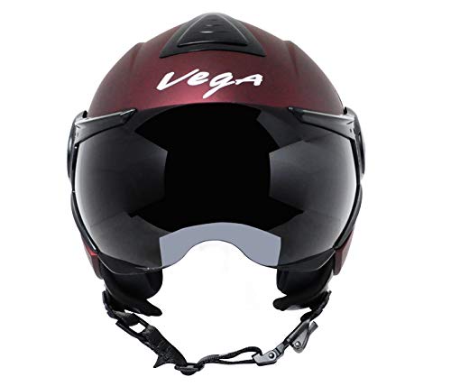 How to Find the Best Helmets under 2000? 8 Vega Verve Burgundy Helmet