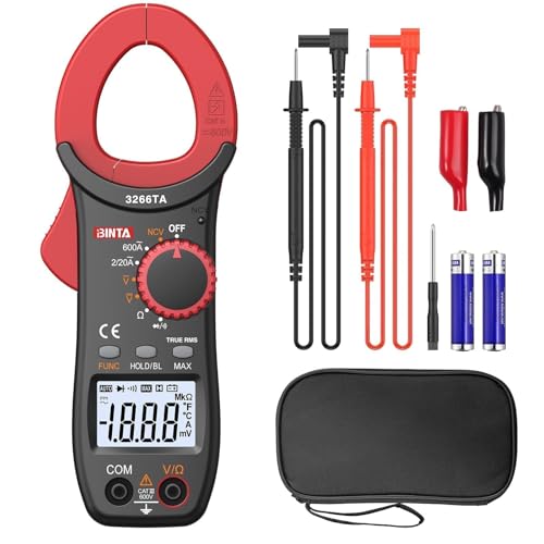 BINTA Digital Clamp Meter 2000 Counts Multimeter