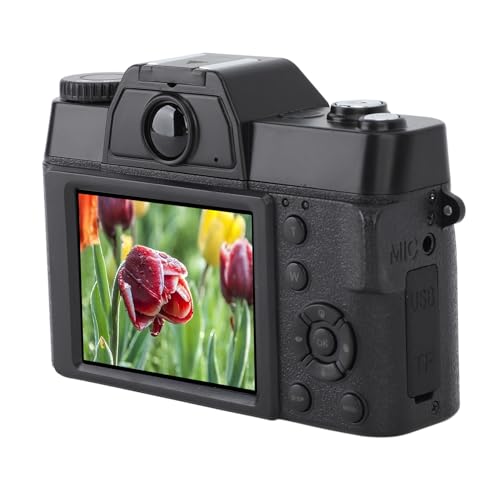 Fotocamera Digitale 4K per Fotografia Videocamera 48MP full-hd con Zoom 16x per con CMOS Mobile Anti-vibrazione Compatta per Viaggi