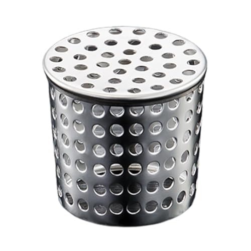 Funda para canaletas: de acero inoxidable 304, protección de desagüe exterior | Protectores de desagües para prevención de bloqueos, protección contra escombros y roedores, dispositivo de