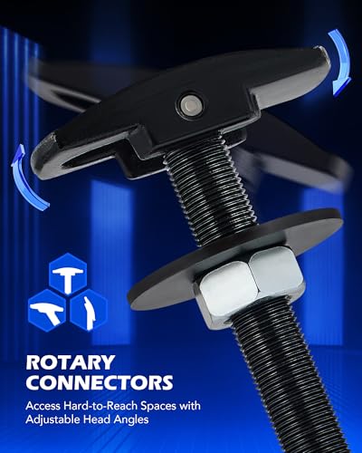 Orion Motor Tech Rear Axle Bearing Puller Tool Set, Rear Axle Bearing Remover Set, Rear Axle Bearing Removal Tool Kit with 3 Sizes 1 to 1-7/8, 1-5/16 to 2-3/8, & 1-3/8 to 2-7/8