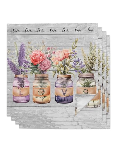 Servilletas de Tela Valentine 20x20 Pulgadas Pack 4 miniatura 1