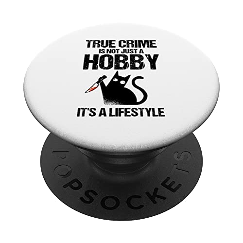 Funny Killer Documentaries - Murder Shows & True Crime PopSockets Swappable PopGrip