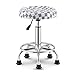 Sillas Mei Giratoria Taburete de Trabajo Salón Belleza Taburete Médico Taburete Elevador con Reposapiés Pies Fijos Clavo, Taburete Ajustable Elegante (Color : 1002)