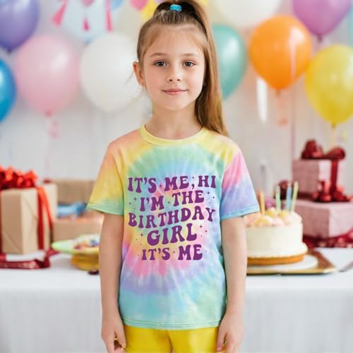 Image of Outofgas Birthday Girl Shirts Its Me Hi Im The Birthday Girl Graphic Party Outfit 4-12 Years