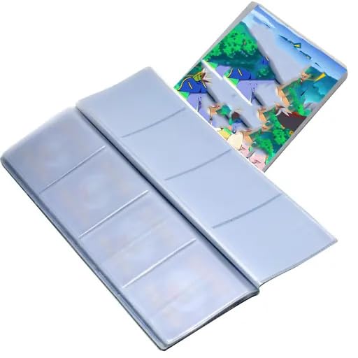 Image of SALPITOYS Cards Album for Kids,Boys,Girls,Adults Empty Card Binder for Collection (4 Pocket Empty Album)