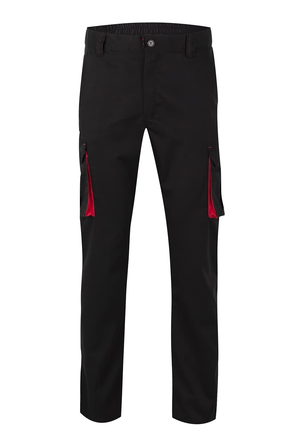 Velilla 103024S pantalón Stretch bicolor multibolsillos