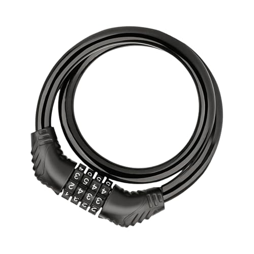 Candado Bicicleta Combinación - Pesado Antirrobo 4 Dígitos Mini U | Cadena Seguridad Acero Con Soporte Montaje | Para Patinete Eléctrico Skateboard Manillar Casco Adultos Adolescentes Equipo Ciclismo
