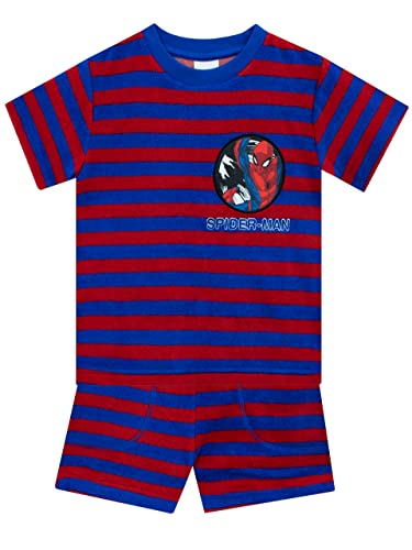Image of Marvel T-shirt and Shorts | Boys Spiderman Clothing Set | Kids Spider Man Shirt and Short