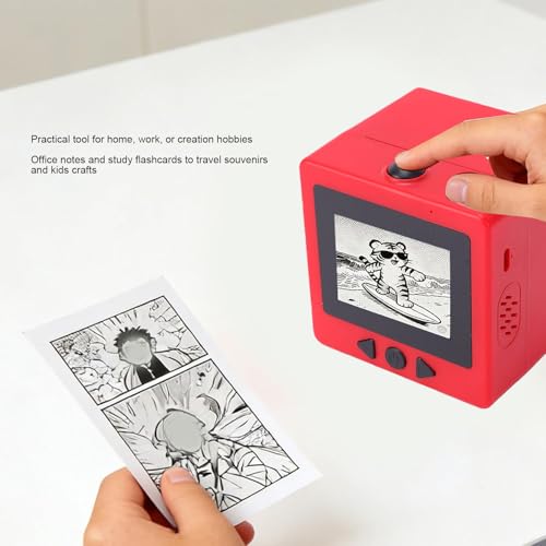 Image of FTVOGUE Smart AI Voice Sticker Printer Mini Thermal Sticker Maker Inkless Portable Label Maker with 2.4in HD Screen and WiFi for Home Office School DIY Crafts Notes