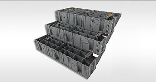 Escalera de exterior, madera, 100 cm