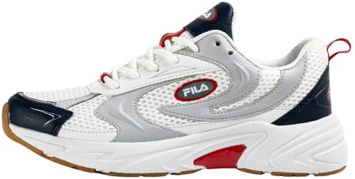 FILA Kreatix Teens, Zapatillas, White Red, 37 EU
