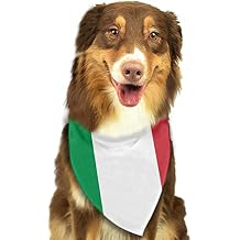 الكلب بانداناس العلم الإيطالي الحيوانات الأليفة باندانا وشاح مثلث المرايل منديل اكسسوارات للكلاب القطط