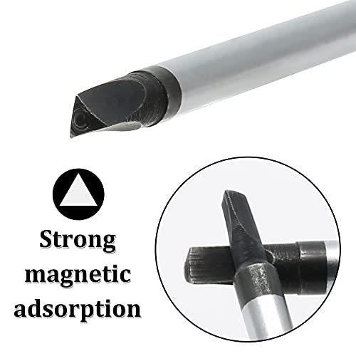 Yoohey 4Pcs Triangle Head Screwdriver Set, 2.0Mm, 2.3Mm, 2.7Mm, 4.2Mm Magnetic Screwdriver For Toy Repair, Battery Replacement #TOP5