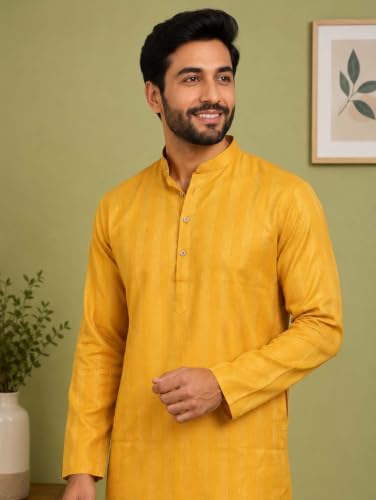 Image of Designer Ethnic Wear||Fusion Wear Men||Short Kurta for Men