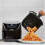 Power-XL Vortex Pro Air Fryer 8 Quart, 1700W, Nonstick Coating, Dishwasher-Safe, Built-in Food Dehydrator, Automatic Shut-Off, LED Touchscreen, 10 Presets, XL's Kitchen ApplianceS