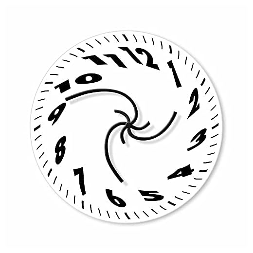 The Geeky Days Twisting Abstract Distorted Clock Battery Operated Silent Sweep Wall Watch Surrealist Style Melting Clock Hands Living Room Decor