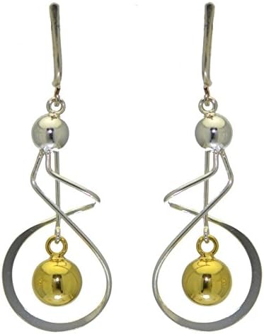 AJ Fashion JewelleryGAETANA sterling silver and g-plated clip on earring by SPK