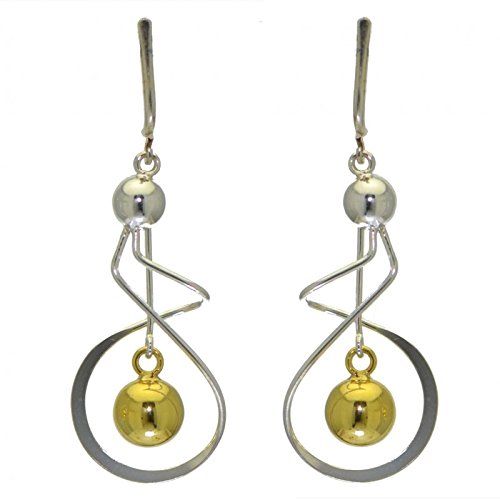 AJ Fashion JewelleryGAETANA sterling silver and g-plated clip on earring by SPK