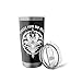 Gothic Occult Satanic Pentagram Leviathan Cross Baphomet Stainless Steel Insulated Tumbler