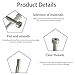pson 15Pcs 304 Stainless Steel Hex Socket Shoulder Bolt, 10mm Shoulder Length M5x0.8 Thread Hex Socket Shoulder Bolts for Machinery, Injection Molding, and Industrial Applications