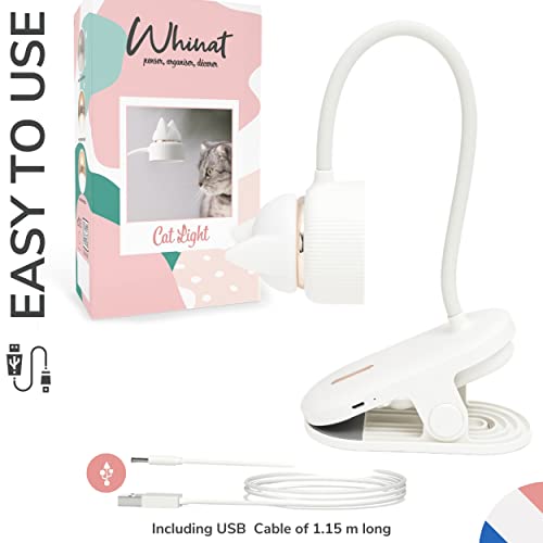 Lampada flessibile a clip e luce notturna / LED e USB ricaricabile / Lampada da lettura a clip / Lampada da lettura a clip per scrivania, laboratorio, letto o comodino - Bianco - Per bambini e adulti - Image 6