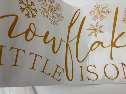 Vinilo decorativo A Little Snowflake is On The Way miniatura 7