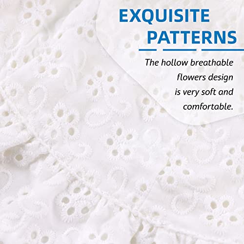 JANGANNSA Bow Baby Girls Summer Hat Flower Toddler Girls Sun Hat Cotton Breathable Infant Hat4