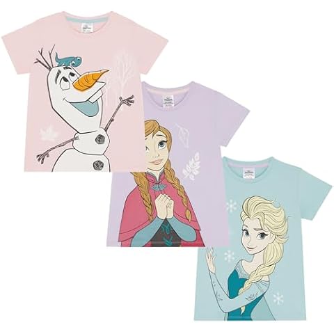 Disney Frozen T-Shirts for Girls 2-10yrs Cover