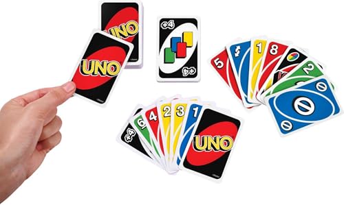 Mattel Games Uno Game Display (50Th Anniversary Logo) for Adult