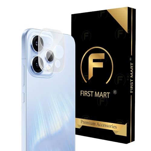 Image of FIRST MART Camera Lens Protector for Oppo Reno 15 | 9H Tempered Glass, HD Clear, Scratch Resistant, Anti-Fingerprint, Case-Friendly | Crystal Clear, Pack of 1
