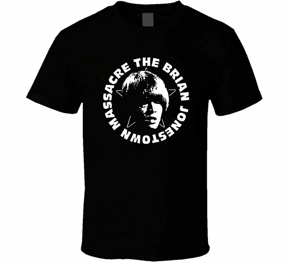 YOUYUANBrian Jonestown Massacre Logo Gift Mens Crewneck Tshirt Black XL