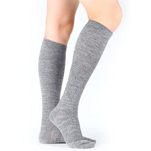 Image of ja vie 80% Merino Wool Ultra Soft 15-20mmHg Graduated Compression Socks for Women & Men