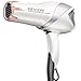 REVLON Infrared Hair Dryer with Diffuser - Ionic Blow Dryer, Diffuser, and Concentrator, Infrared Heat Technology to Prevent Over-Drying for Shiny, Soft Hair with Natural Moisture (White)