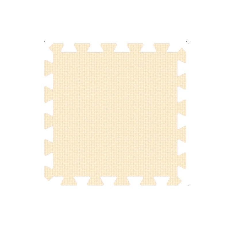 10 pezzi/lotto tappetino da gioco in schiuma EVA, tappetini puzzle, tappetini da pavimento protettivi for palestra e scuola 30x30x1 cm(Beige)