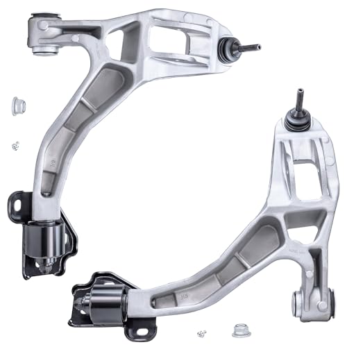 Image of Detroit Axle - 6pc Front End Control Arms Kit for Ford Crown Victoria Lincoln Town Car Mercury Grand Marquis Marauder, 2 Lower Control Arms 2 Upper Ball Joints 2 Sway Bars Replacement