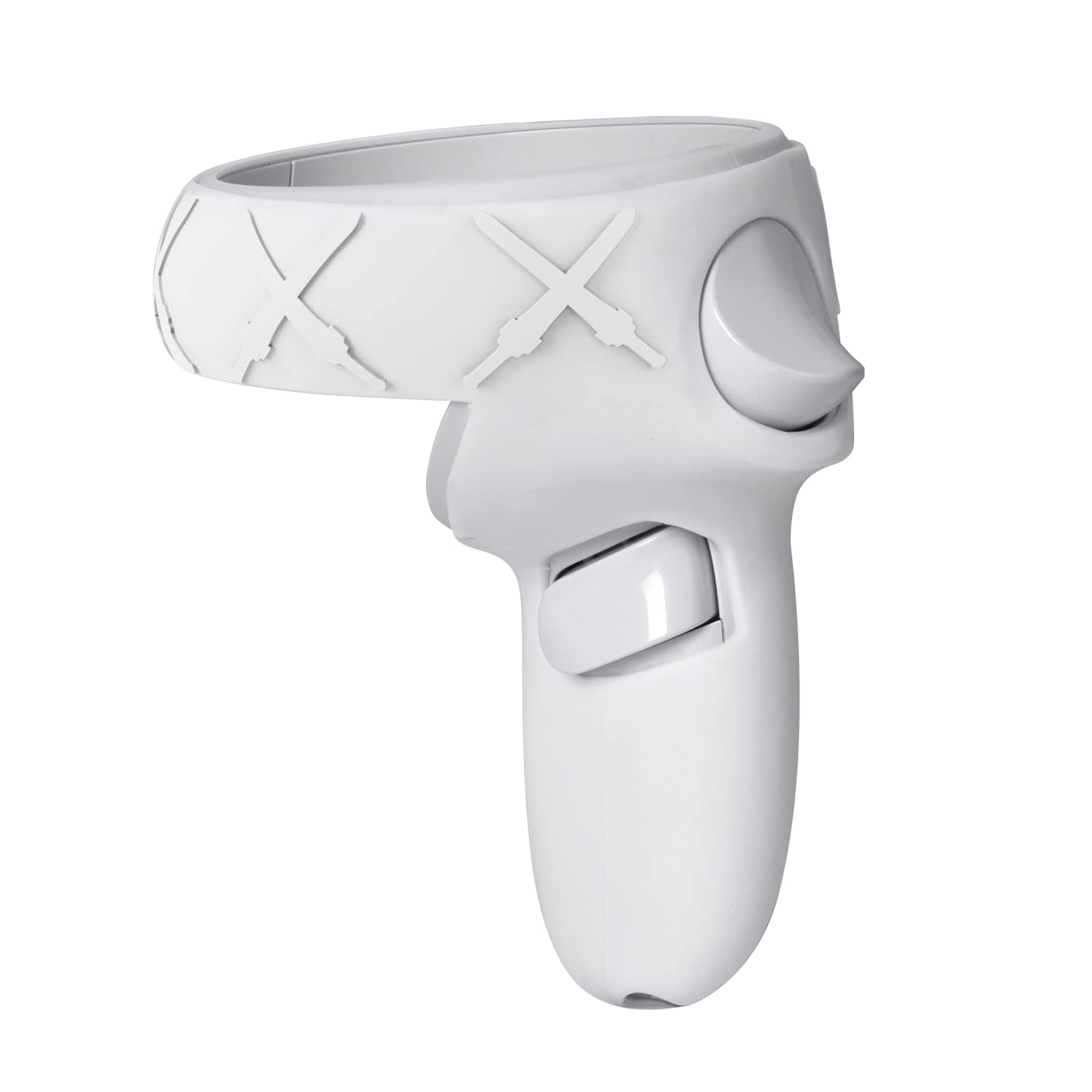 Anbee Schutzhülle aus Silikon, rutschfest, schmutzabweisend, weich, kompatibel mit Oculus Quest 2 VR Headset Touch Controller, 2 Stück