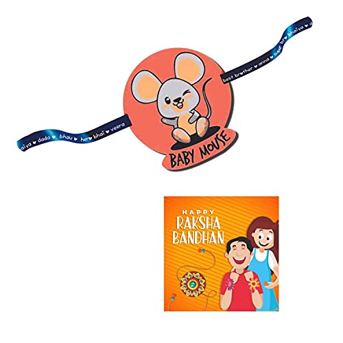Image of TheYaYaCafe Little Bro Printed Rakhi for Baby Brother | Rakshabandhan Baby Bro Rakhi