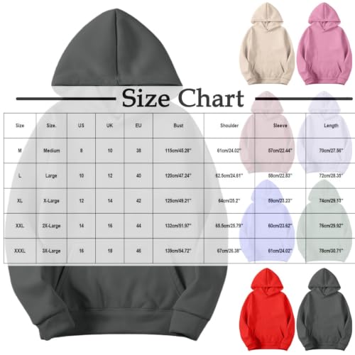 Hoodies for Men Y2K Fleece Hooded Sweatshirts Long Sleeve Pullover Tops - image 4