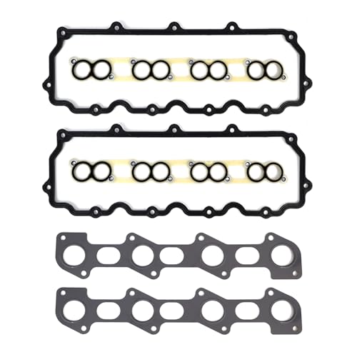 Image of Cylinder Head Gasket Set (18mm) with Head Bolts Kit Fit for 6.0 Powerstroke Diesel Turbo, Compatible with 2003-2010 Ford F250 F350 F450 F550 E350 E450 Super Duty 6.0L