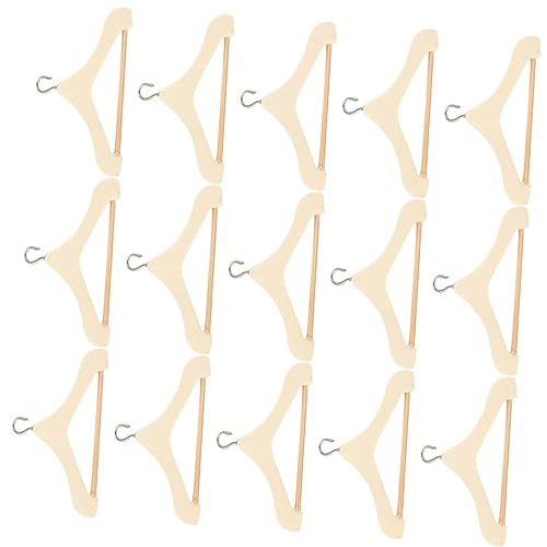 Perchas Ropa Muñecas Madera Marca Garneck