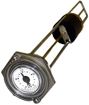 Rochester Gauges 8680 Series Flat Dial Vertical Fuel or Oil Level Gauge 15.5