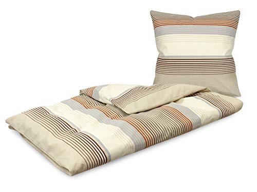 Dyckhoff Weichfrottier Bettwäsche Kira - Bettbezug mit Kissenhülle...