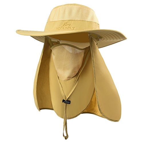 Image of Fishing Hat,Sun Cap with UPF 50+ Sun Protection and Neck Flap,for Man and Women