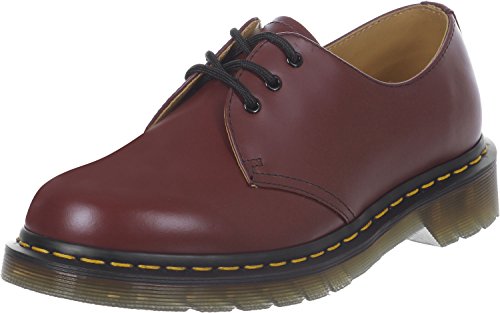 Dr. Martens 1461 Smooth 59 Last CHERRY RED, Unisex-Erwachsene Derby Schnürhalbschuhe, Rot (Cherry Red), 44 EU (9.5 Erwachsene UK)