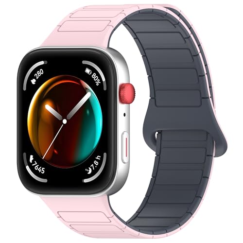 GAFNED Correa magnética para Huawei Watch Fit 3, accesorios de correa de repuesto de silicona para Huawei Watch Fit3 Band, For Fit 3, Ágata