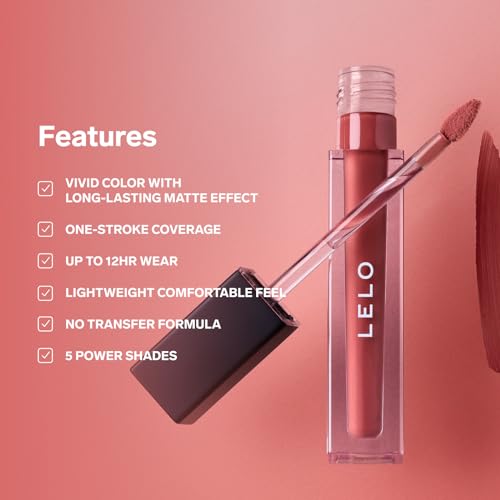 LELO MAKEUP - LIQUID Lipstick - Long Lasting Matte Liquid Lipstick, Kiss Proof Long Lasting Lipstick, Long Wear Lipstick - 06 FREAK - Image 2