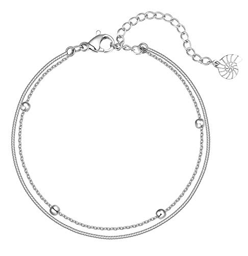 Happiness Boutique Bracelet en acier inoxydable pour femme Argenté